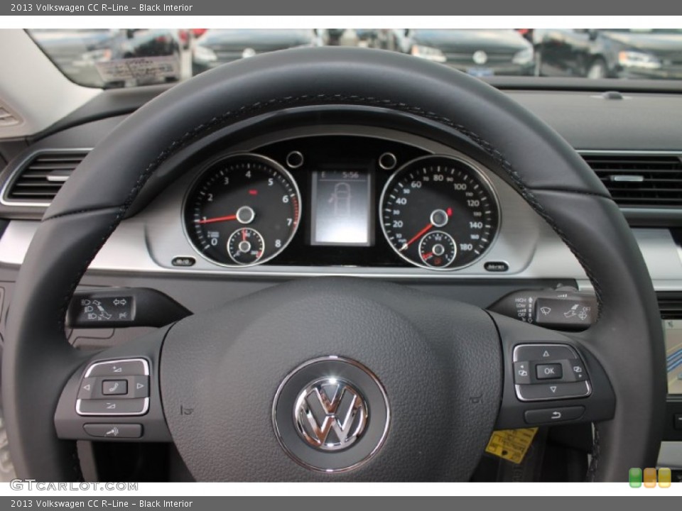 Black Interior Steering Wheel for the 2013 Volkswagen CC R-Line #82993289