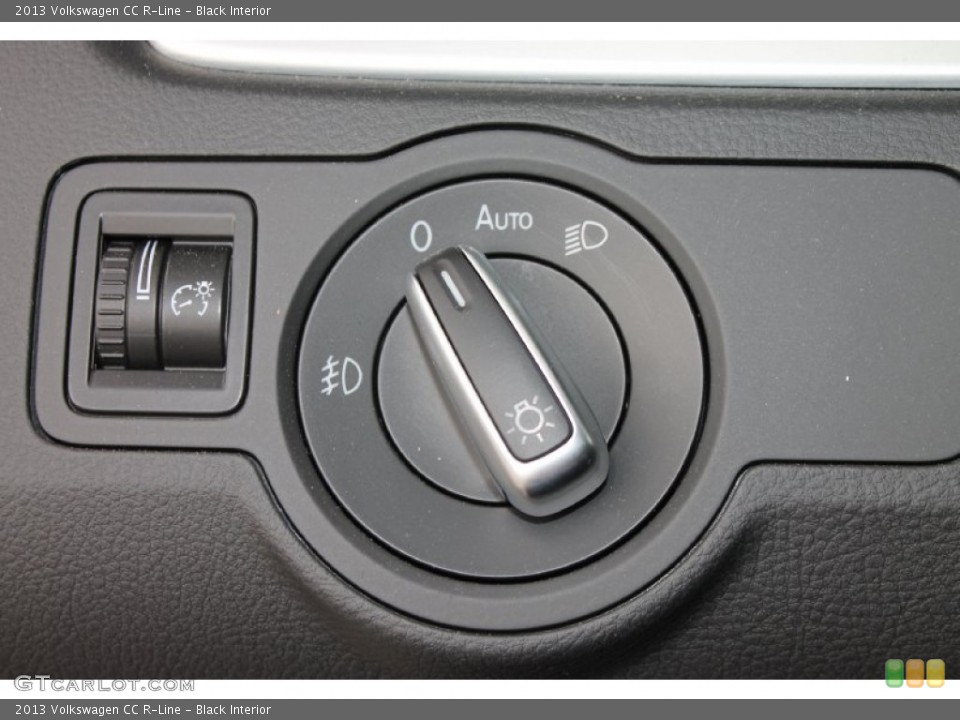 Black Interior Controls for the 2013 Volkswagen CC R-Line #82993328