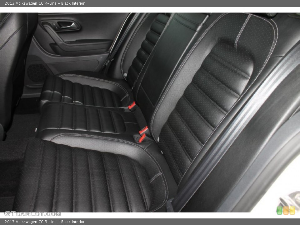 Black Interior Rear Seat for the 2013 Volkswagen CC R-Line #82993386