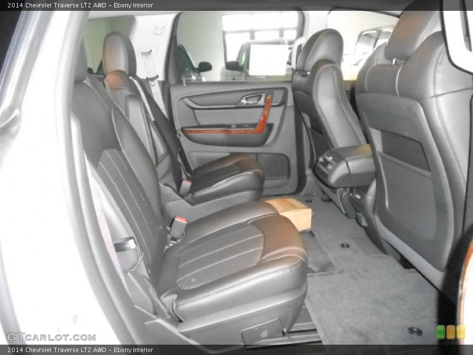 Ebony Interior Rear Seat for the 2014 Chevrolet Traverse LTZ AWD #82993892