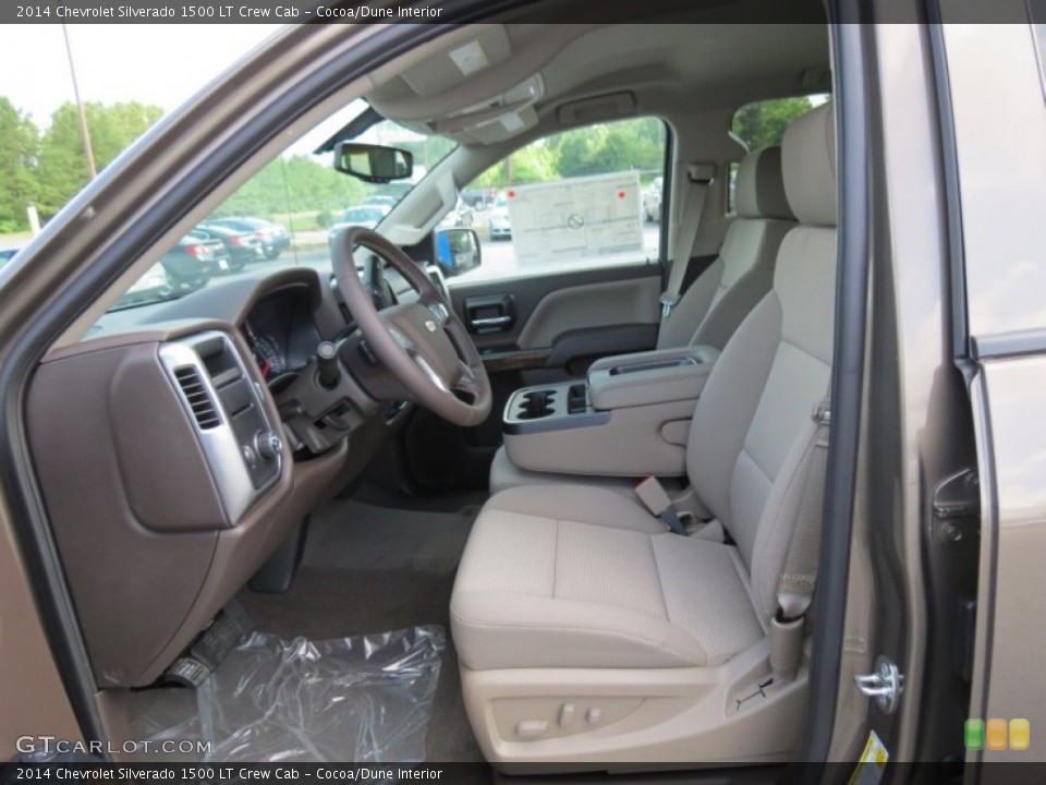 Cocoa/Dune Interior Front Seat for the 2014 Chevrolet Silverado 1500 LT Crew Cab #82994330