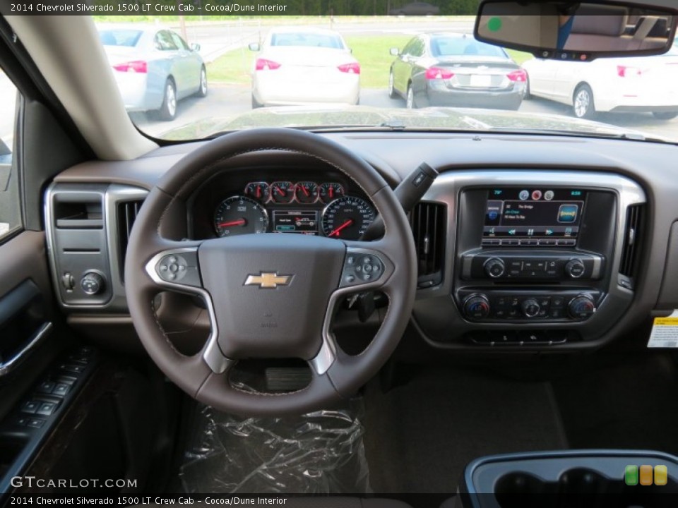 Cocoa/Dune Interior Dashboard for the 2014 Chevrolet Silverado 1500 LT Crew Cab #82994384