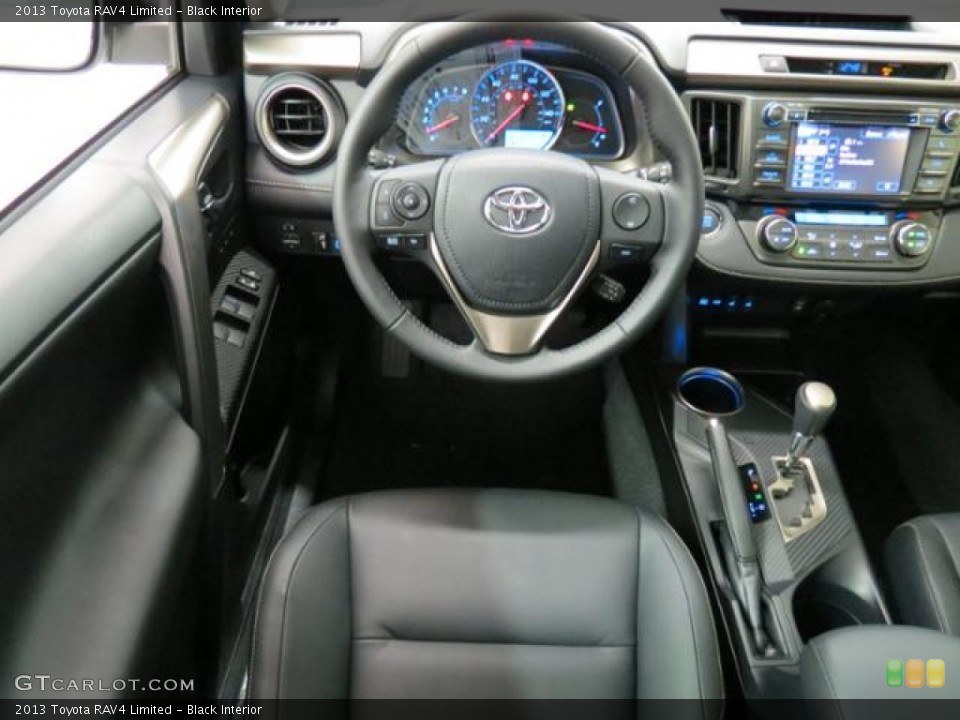 Black Interior Dashboard for the 2013 Toyota RAV4 Limited #82997504