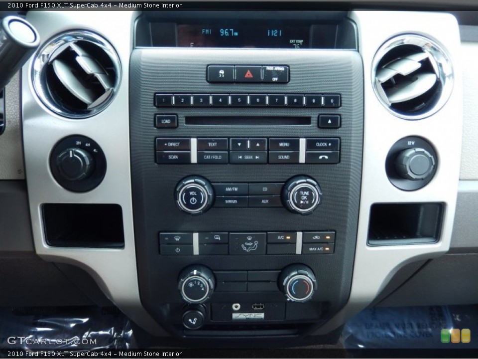 Medium Stone Interior Controls for the 2010 Ford F150 XLT SuperCab 4x4 #82997708