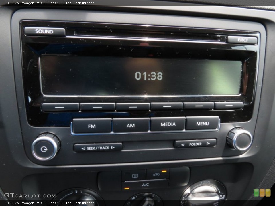 Titan Black Interior Audio System for the 2013 Volkswagen Jetta SE Sedan #82999100