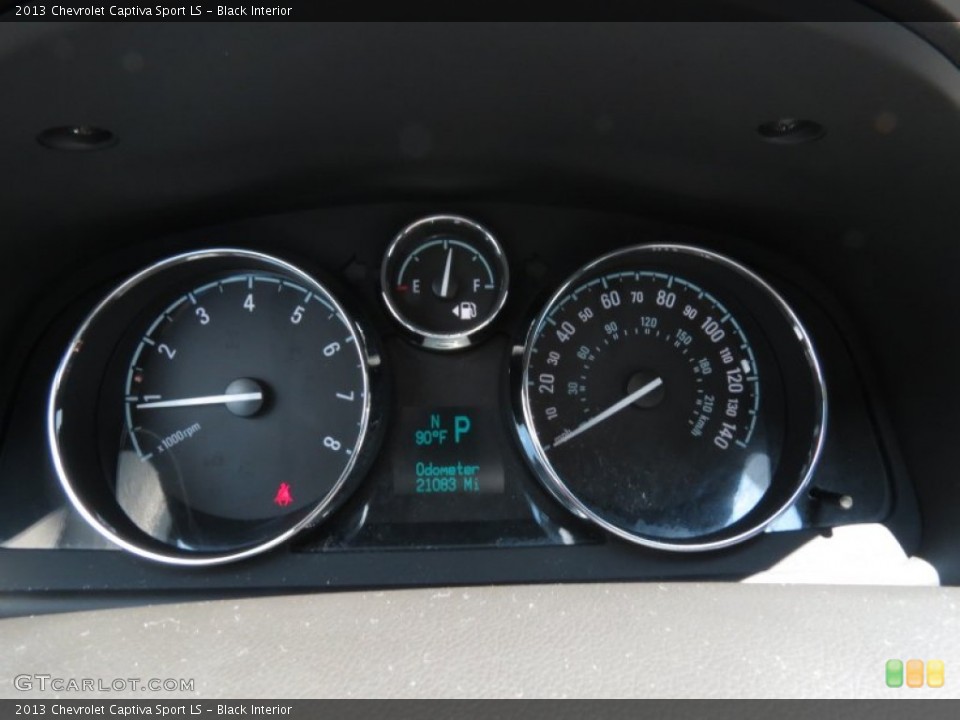 Black Interior Gauges for the 2013 Chevrolet Captiva Sport LS #83000285