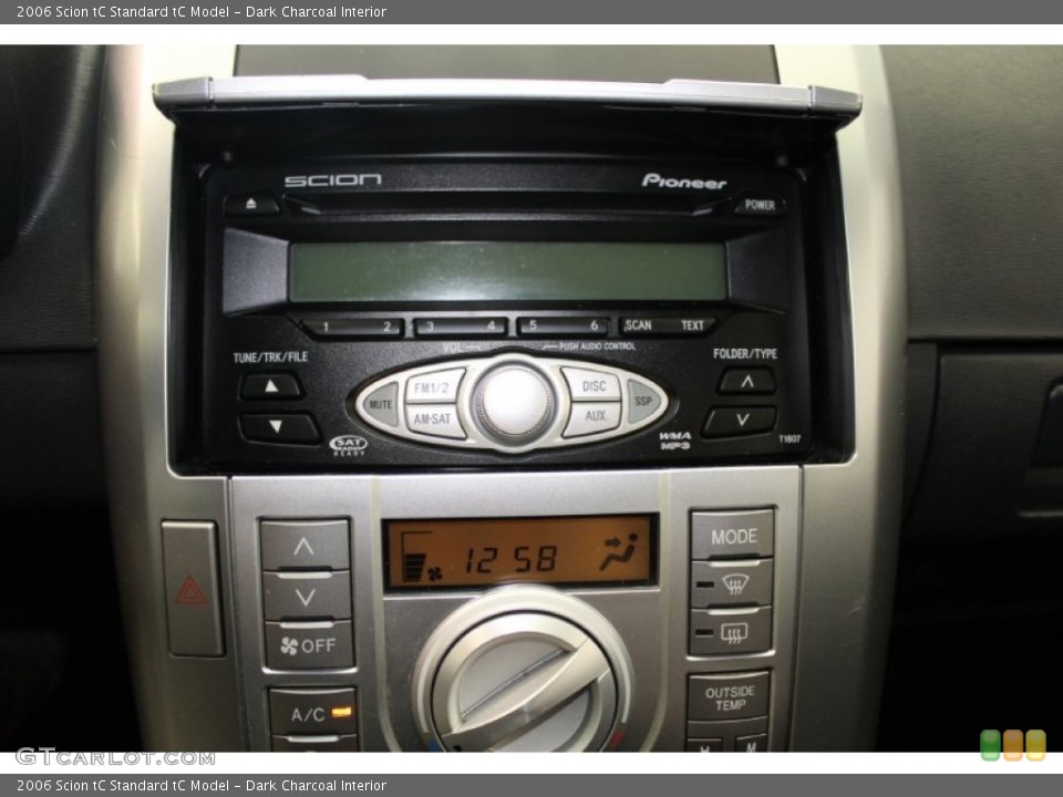 Dark Charcoal Interior Controls for the 2006 Scion tC  #83000851