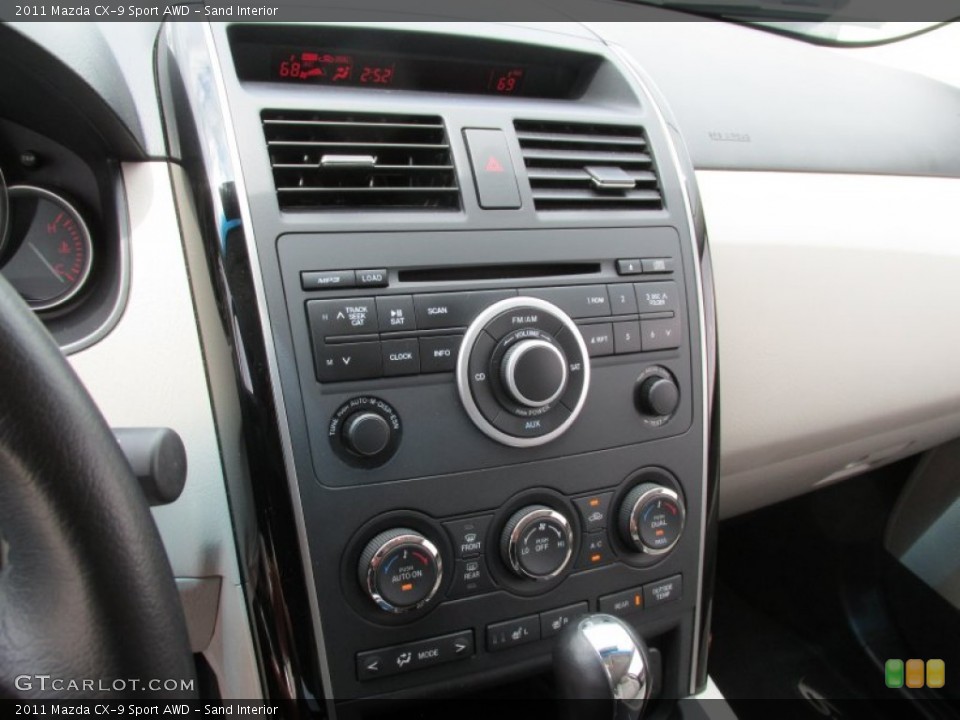 Sand Interior Controls for the 2011 Mazda CX-9 Sport AWD #83001167