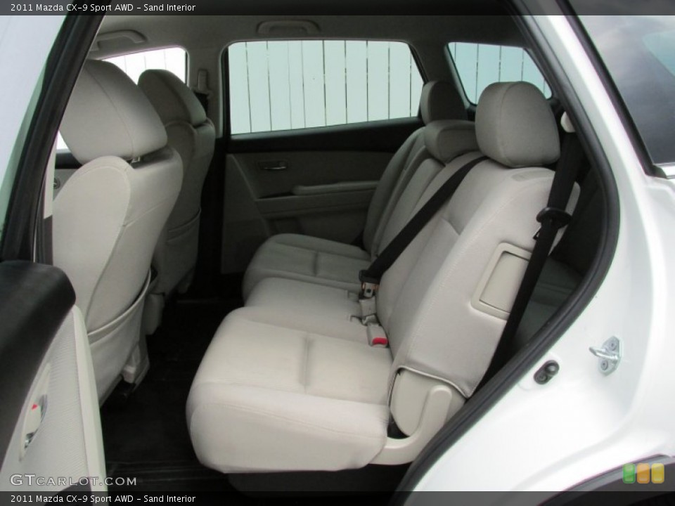 Sand Interior Rear Seat for the 2011 Mazda CX-9 Sport AWD #83001221