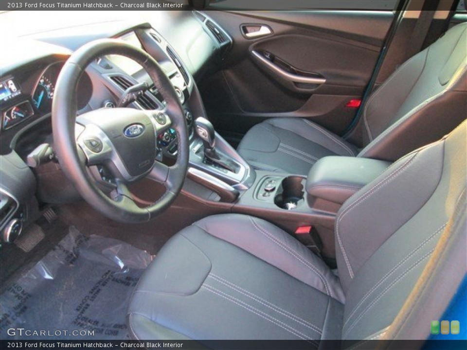 Charcoal Black Interior Prime Interior for the 2013 Ford Focus Titanium Hatchback #83001263