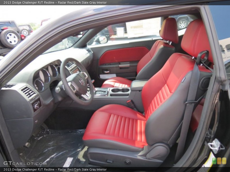 Radar Red/Dark Slate Gray Interior Photo for the 2013 Dodge Challenger R/T Redline #83001795