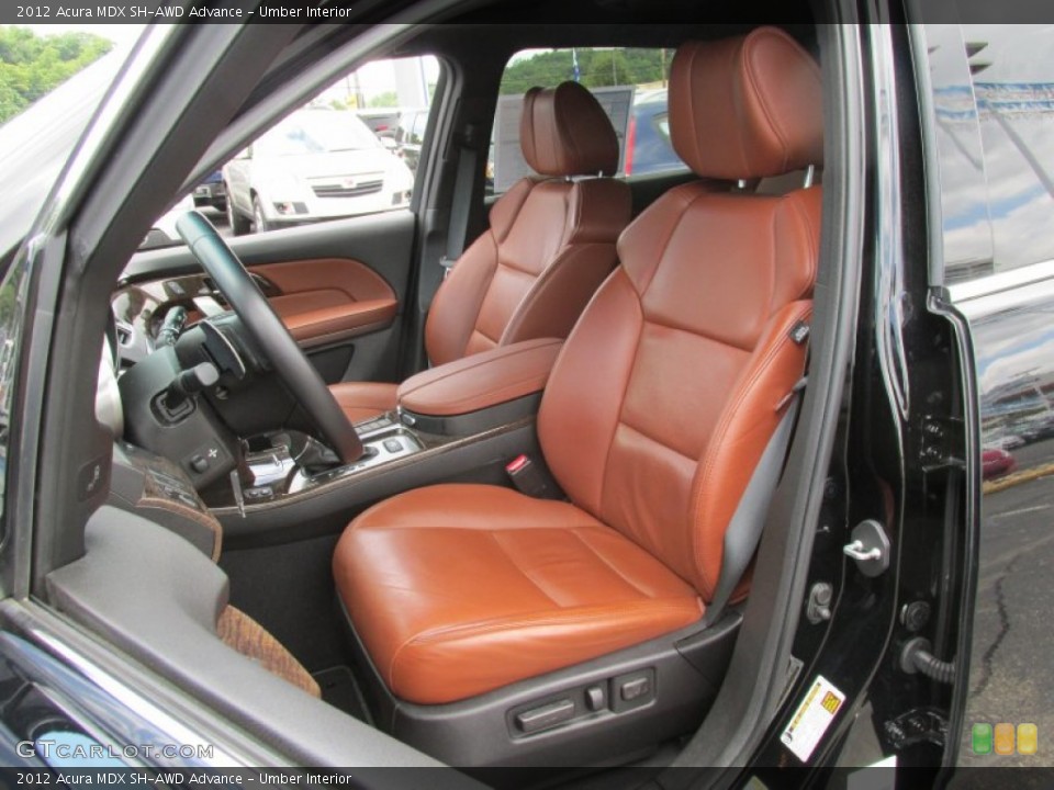 Umber Interior Front Seat for the 2012 Acura MDX SH-AWD Advance #83002993