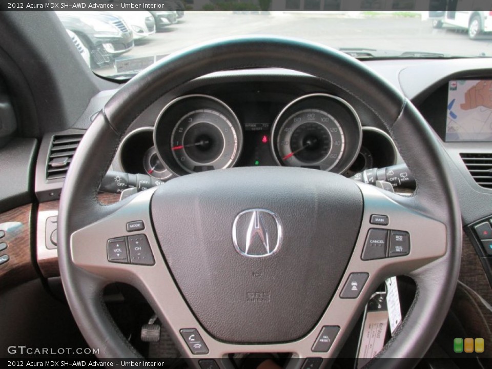 Umber Interior Steering Wheel for the 2012 Acura MDX SH-AWD Advance #83003119