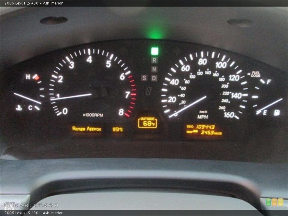 Ash Interior Gauges for the 2006 Lexus LS 430 #83004073