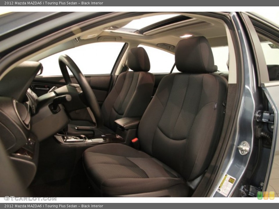 Black Interior Front Seat for the 2012 Mazda MAZDA6 i Touring Plus Sedan #83004626