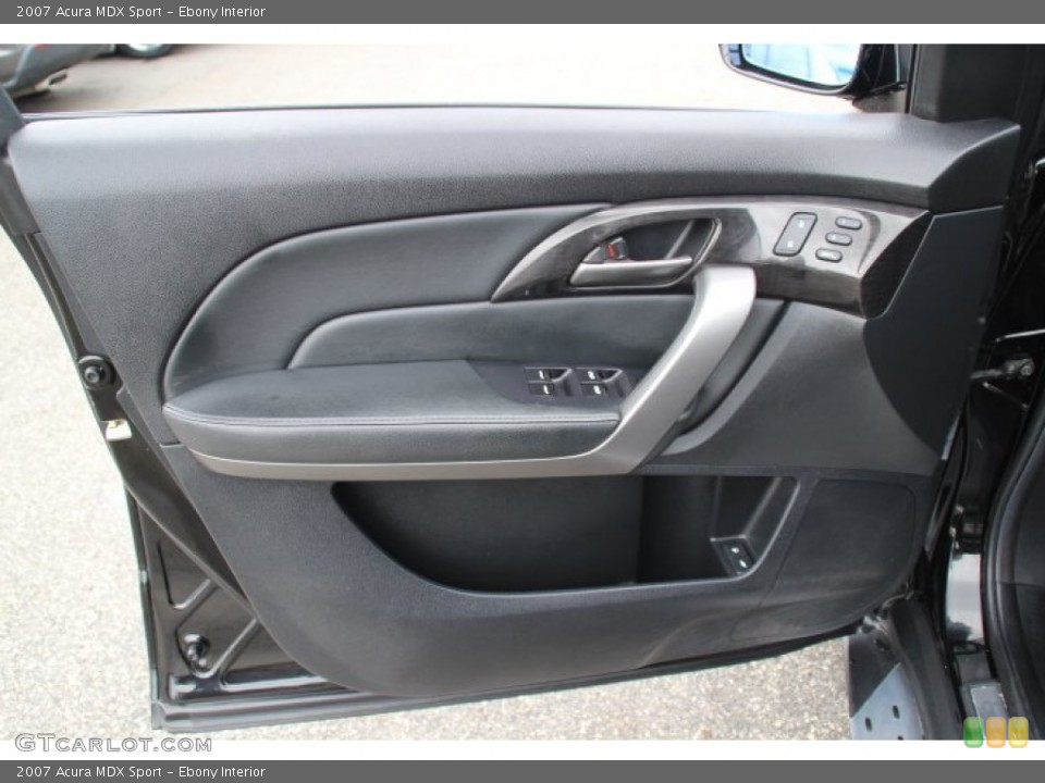 Ebony Interior Door Panel for the 2007 Acura MDX Sport #83005763