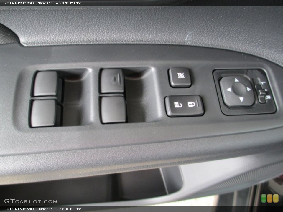 Black Interior Controls for the 2014 Mitsubishi Outlander SE #83005784