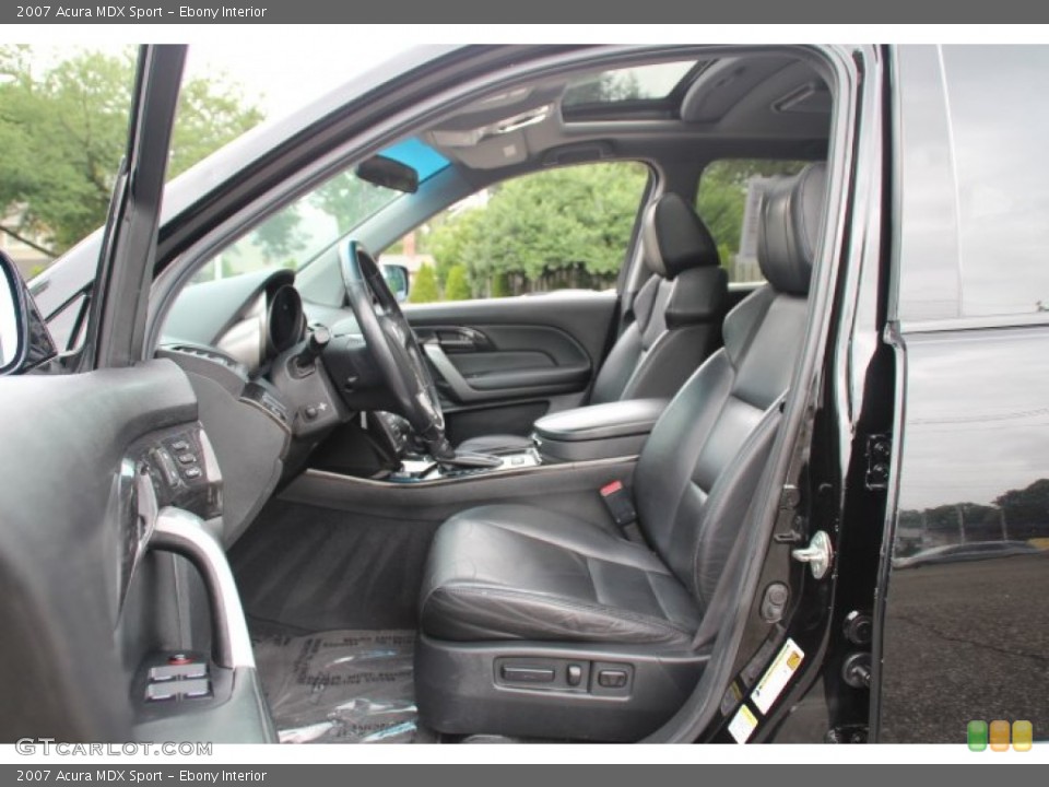 Ebony Interior Front Seat for the 2007 Acura MDX Sport #83005799