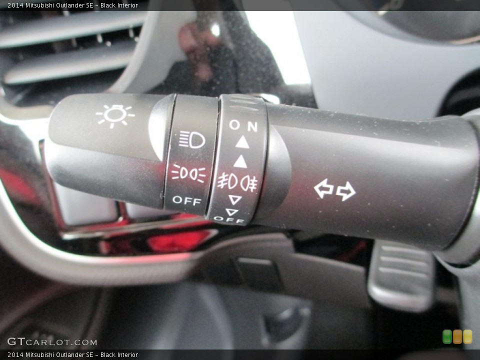 Black Interior Controls for the 2014 Mitsubishi Outlander SE #83005874