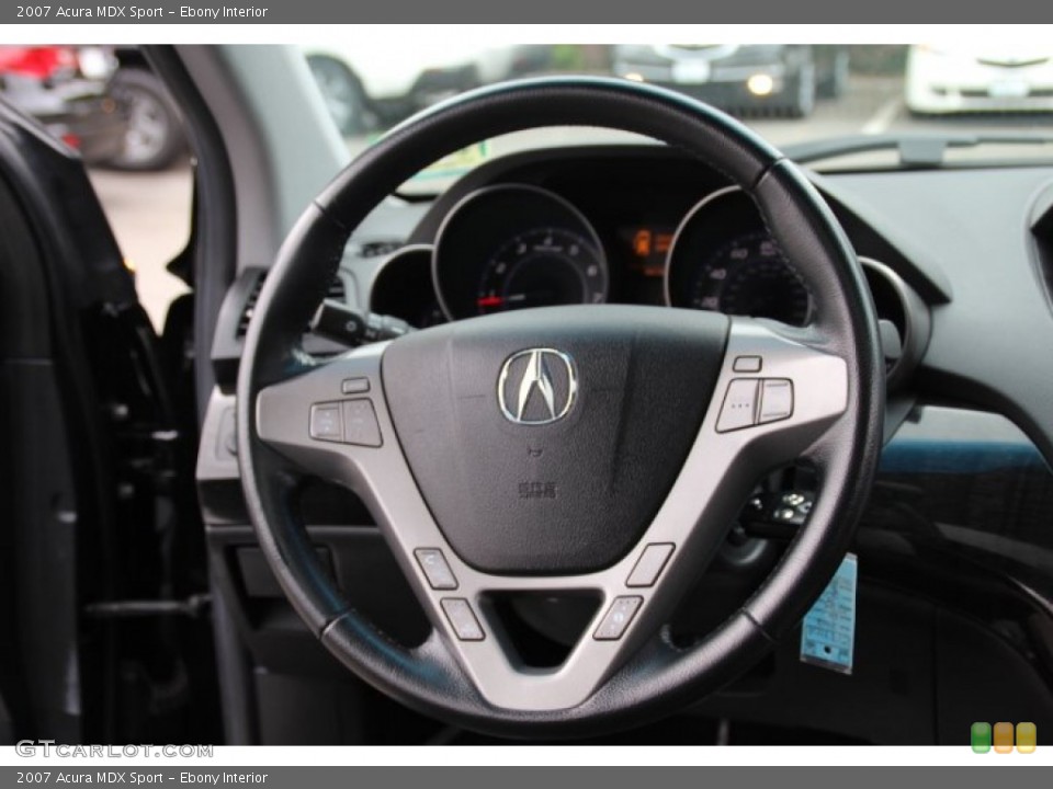 Ebony Interior Steering Wheel for the 2007 Acura MDX Sport #83005887