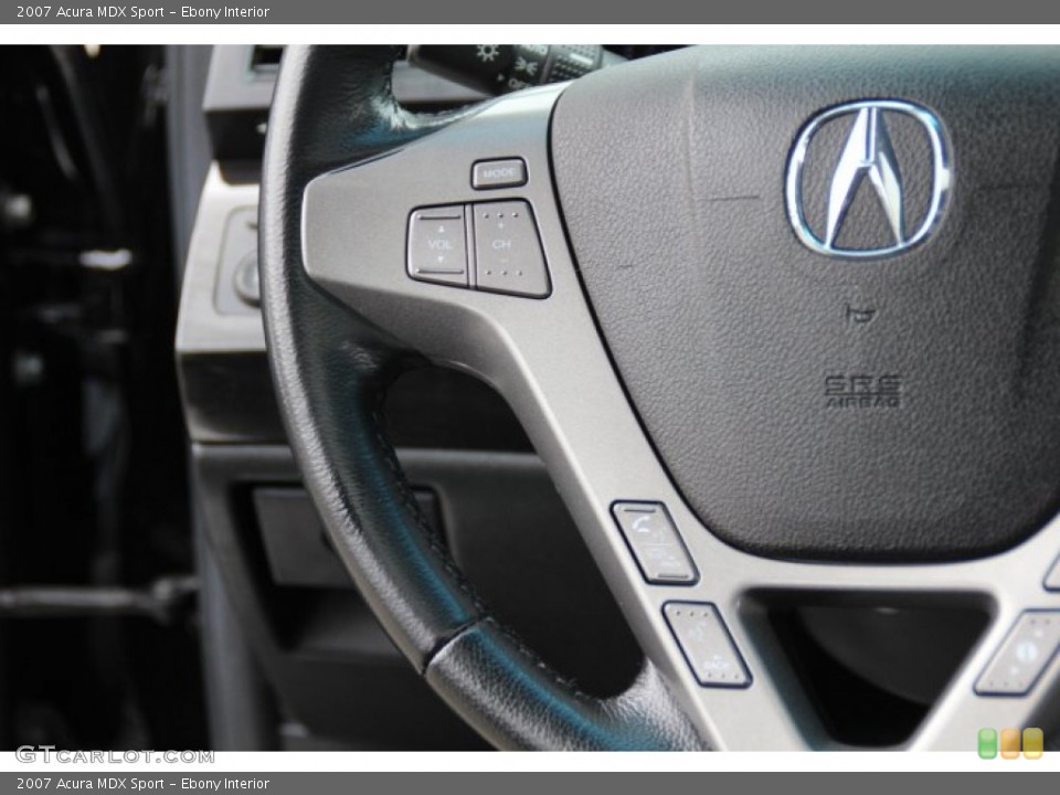Ebony Interior Controls for the 2007 Acura MDX Sport #83005907