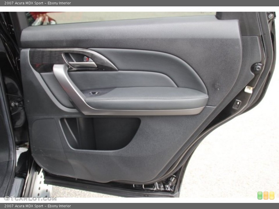 Ebony Interior Door Panel for the 2007 Acura MDX Sport #83006018