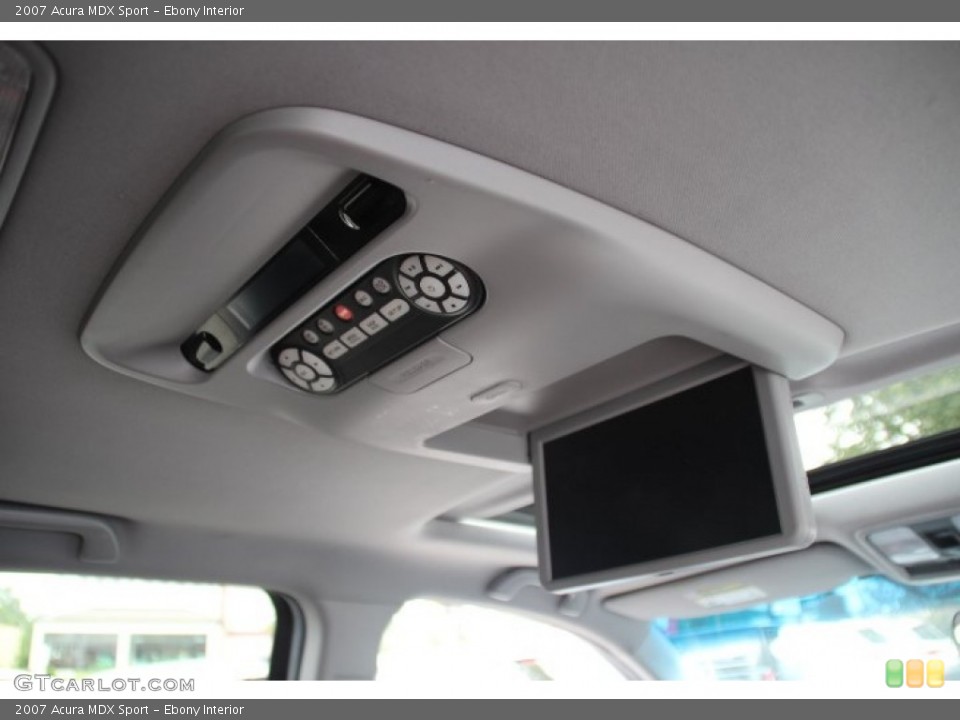 Ebony Interior Entertainment System for the 2007 Acura MDX Sport #83006072