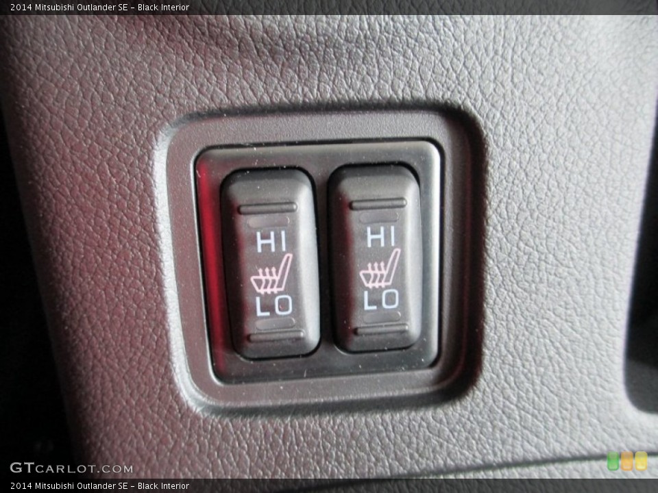 Black Interior Controls for the 2014 Mitsubishi Outlander SE #83006075