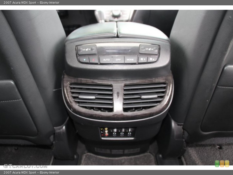 Ebony Interior Controls for the 2007 Acura MDX Sport #83006089