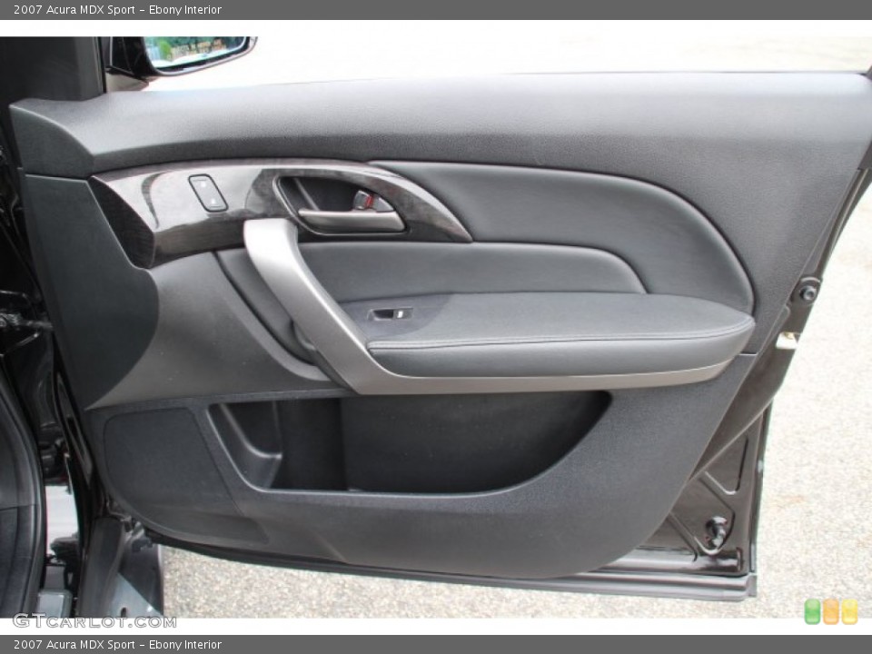 Ebony Interior Door Panel for the 2007 Acura MDX Sport #83006108