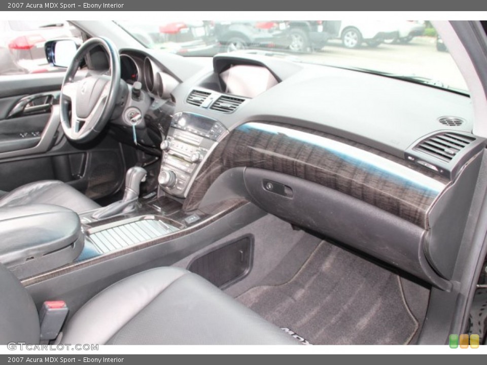 Ebony Interior Dashboard for the 2007 Acura MDX Sport #83006126