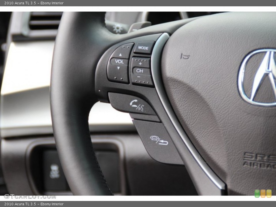 Ebony Interior Controls for the 2010 Acura TL 3.5 #83006541