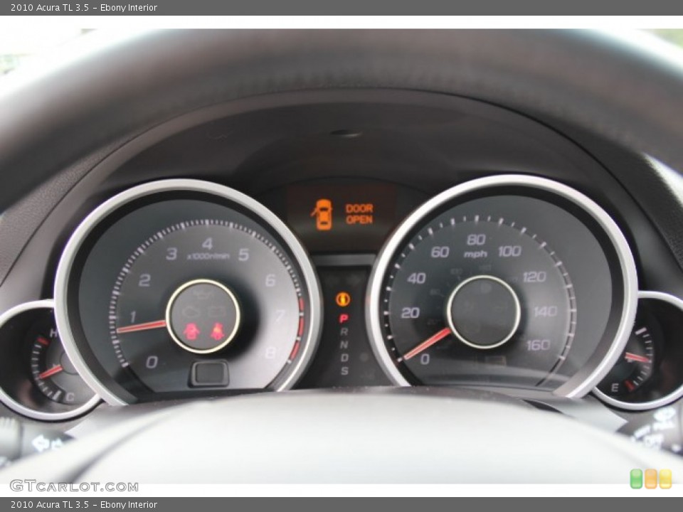 Ebony Interior Gauges for the 2010 Acura TL 3.5 #83006587