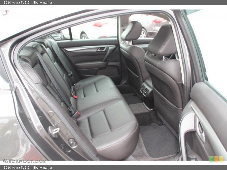 Ebony Interior Rear Seat for the 2010 Acura TL 3.5 #83006677