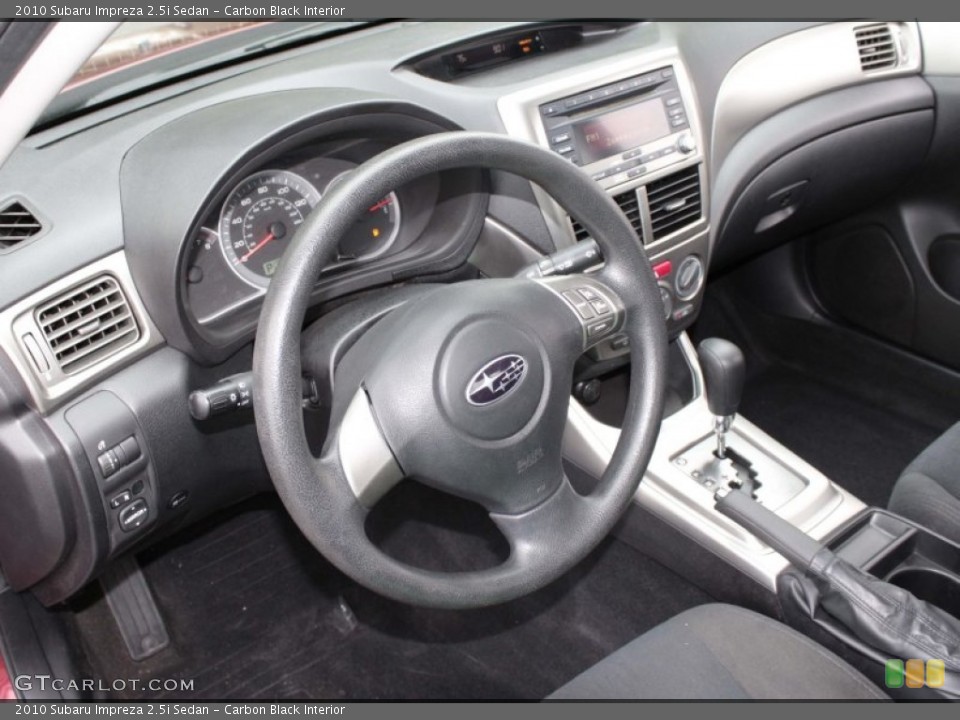 Carbon Black Interior Dashboard for the 2010 Subaru Impreza 2.5i Sedan #83006870