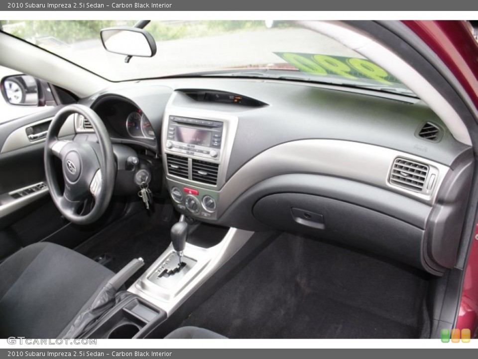 Carbon Black Interior Photo for the 2010 Subaru Impreza 2.5i Sedan #83007032