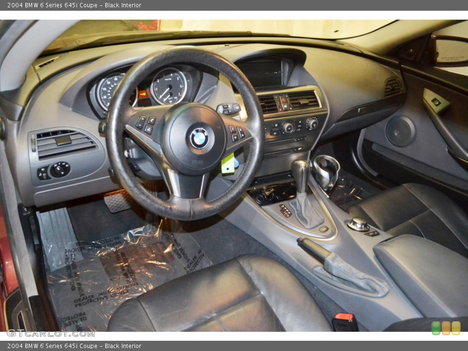 Black Interior Photo for the 2004 BMW 6 Series 645i Coupe #83008082