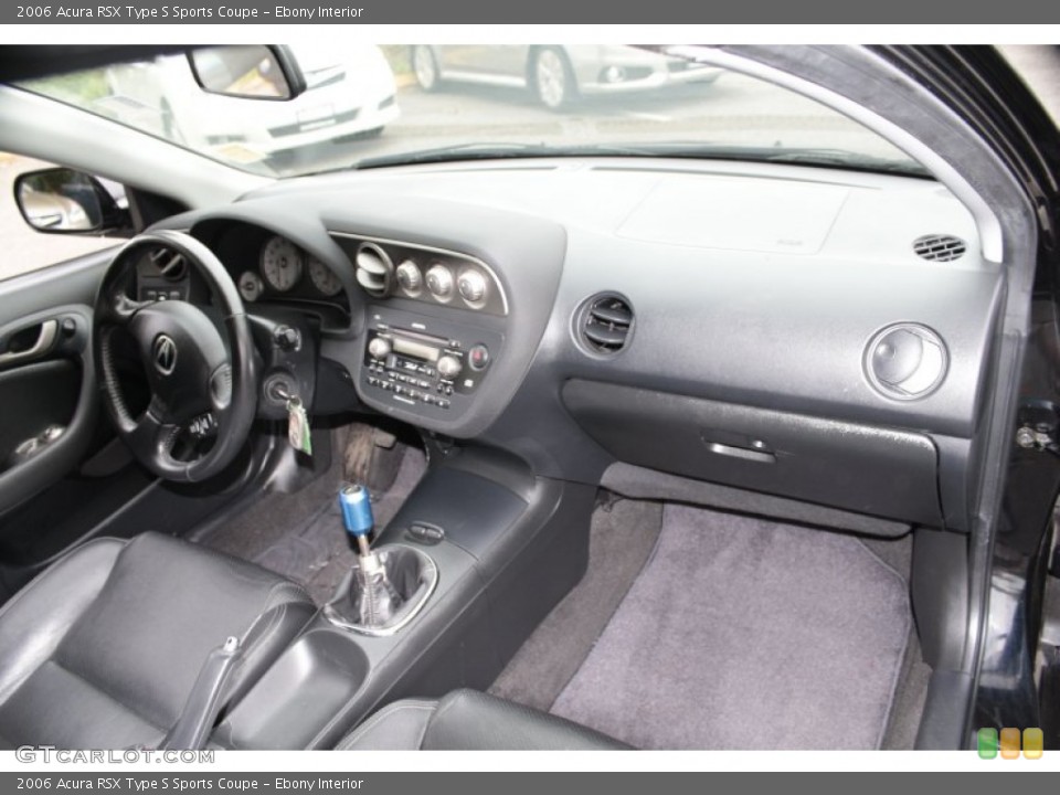 Ebony Interior Dashboard for the 2006 Acura RSX Type S Sports Coupe #83009579