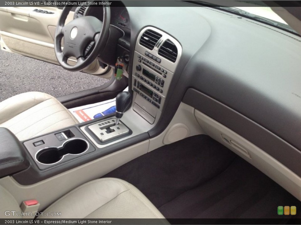 Espresso/Medium Light Stone Interior Dashboard for the 2003 Lincoln LS V8 #83010884