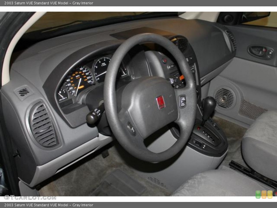 Gray Interior Steering Wheel for the 2003 Saturn VUE  #83010953