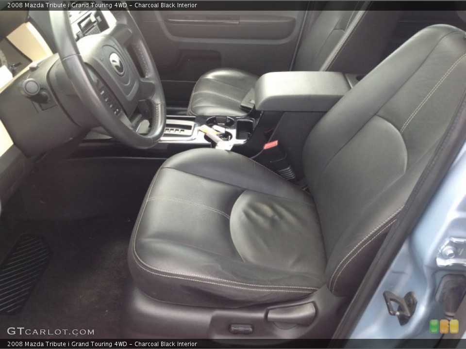 Charcoal Black Interior Front Seat for the 2008 Mazda Tribute i Grand Touring 4WD #83011196