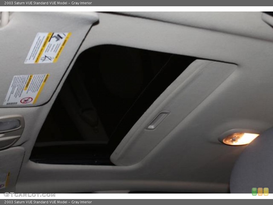 Gray Interior Sunroof for the 2003 Saturn VUE  #83011277