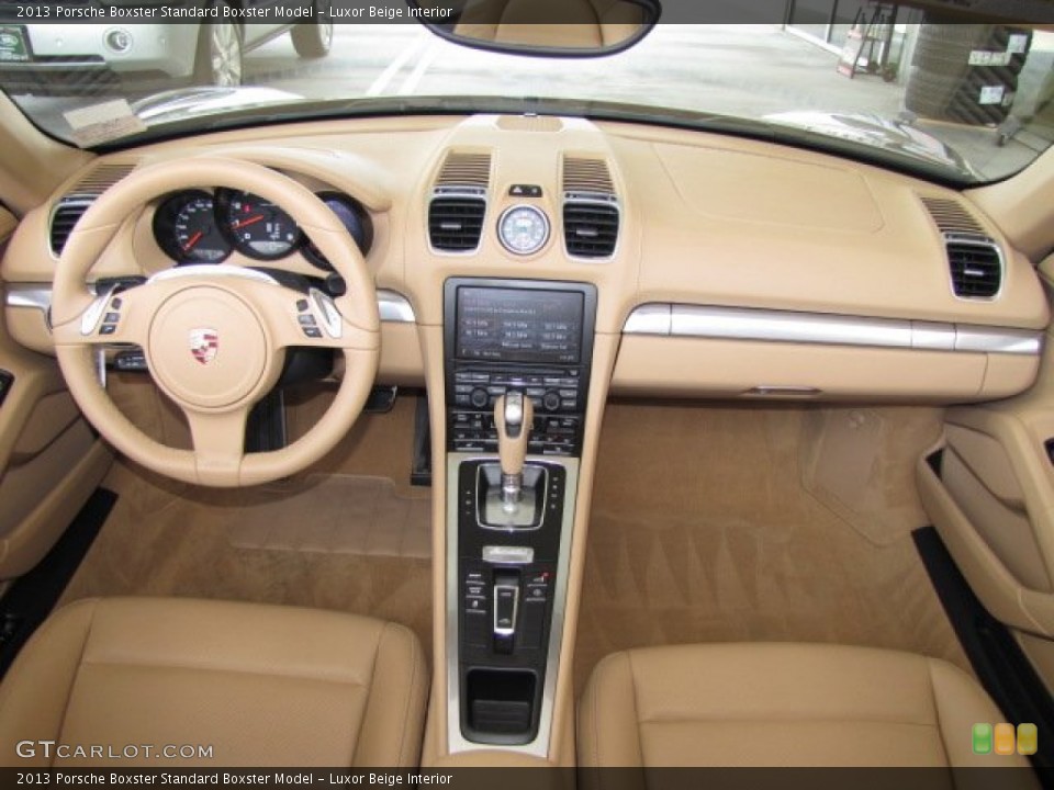 Luxor Beige Interior Dashboard for the 2013 Porsche Boxster  #83011469
