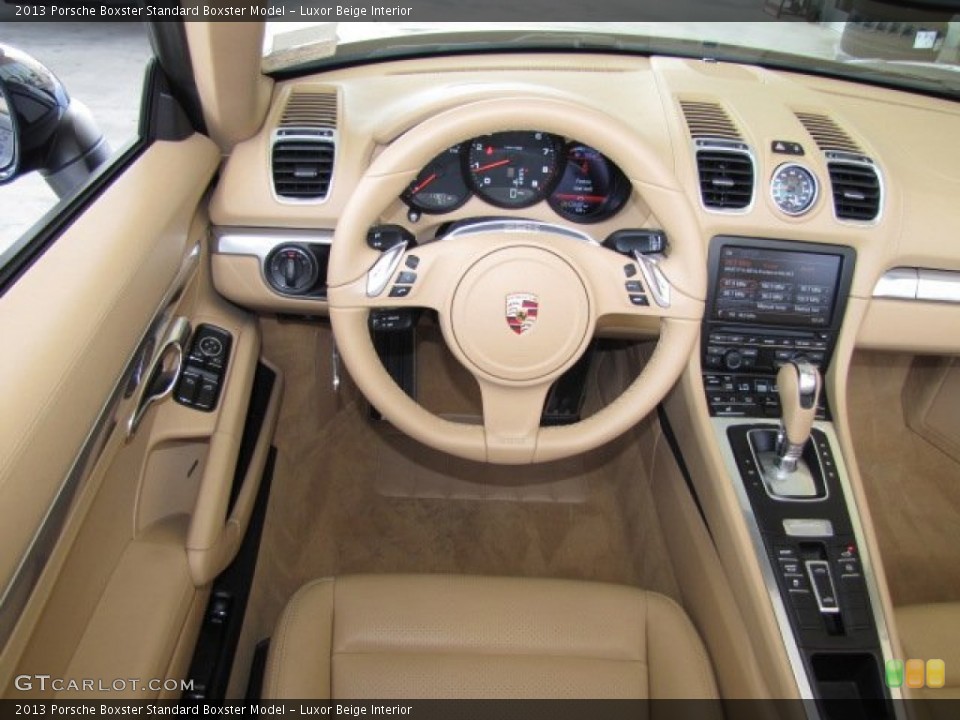 Luxor Beige Interior Dashboard for the 2013 Porsche Boxster  #83011846