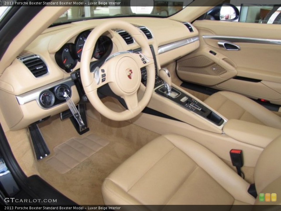 Luxor Beige 2013 Porsche Boxster Interiors