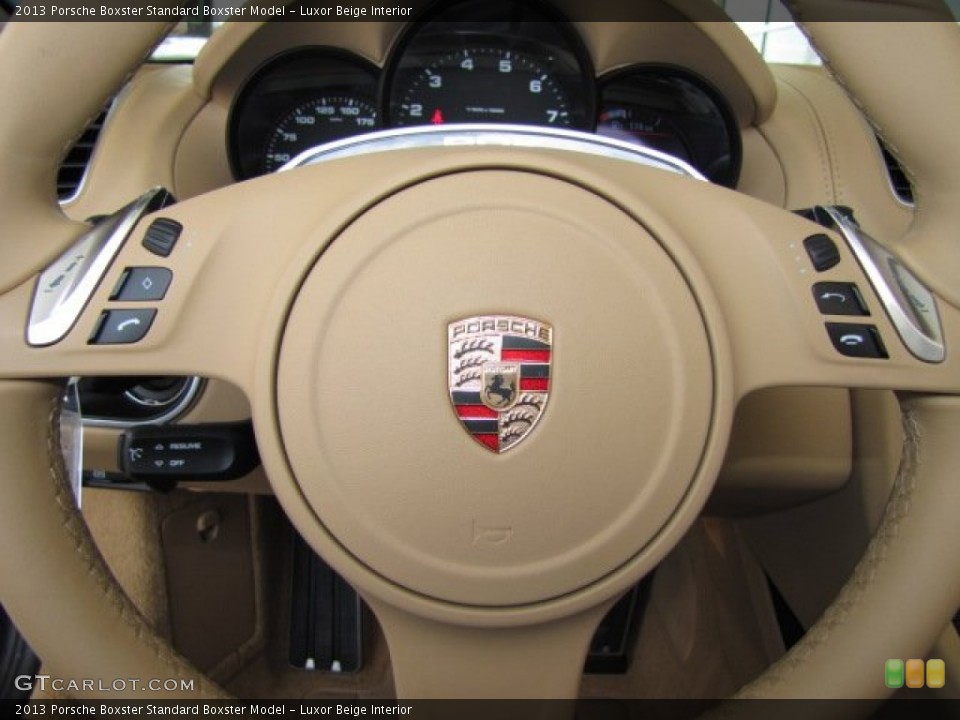 Luxor Beige Interior Steering Wheel for the 2013 Porsche Boxster  #83011941