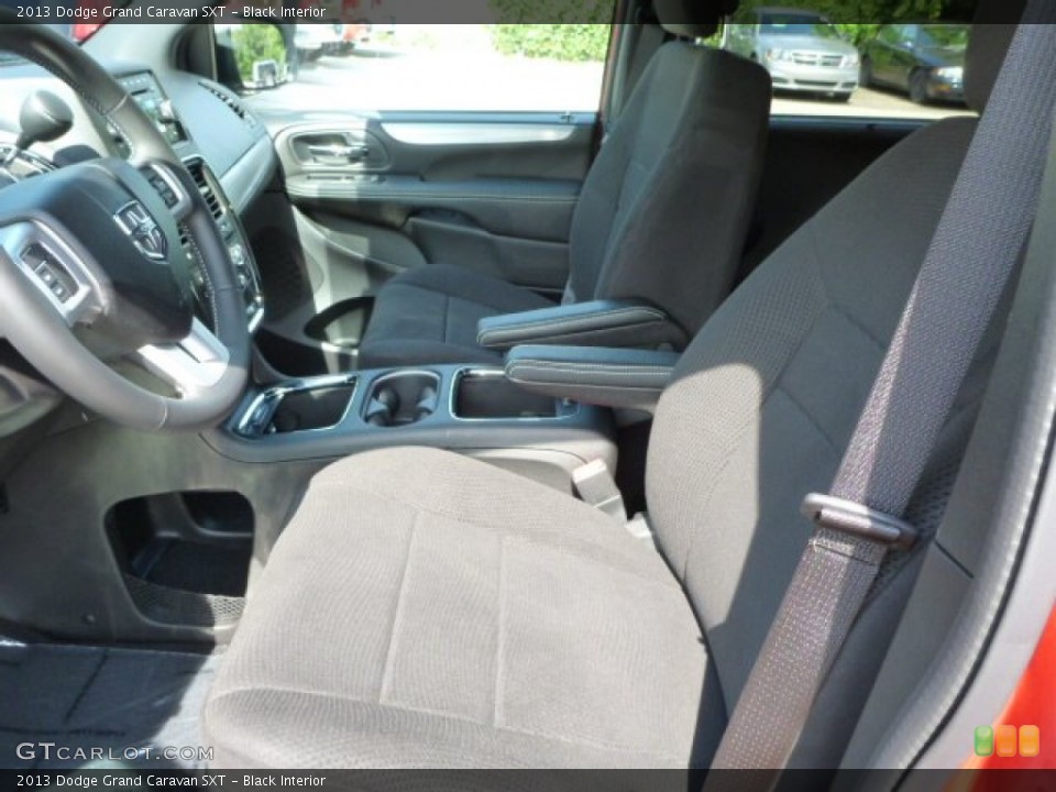 Black Interior Front Seat for the 2013 Dodge Grand Caravan SXT #83013326