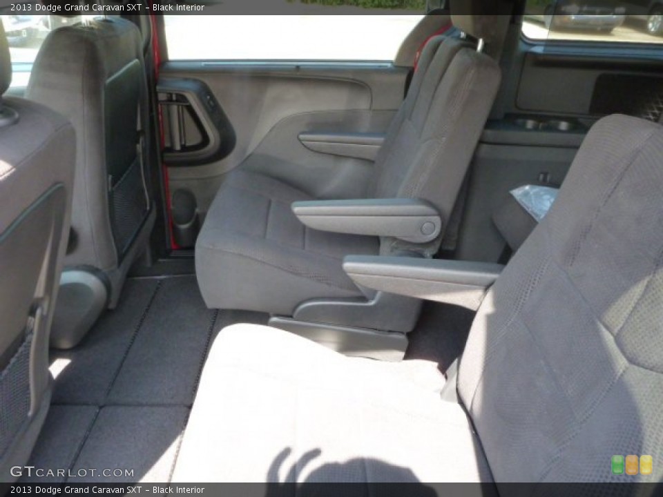 Black Interior Rear Seat for the 2013 Dodge Grand Caravan SXT #83013335