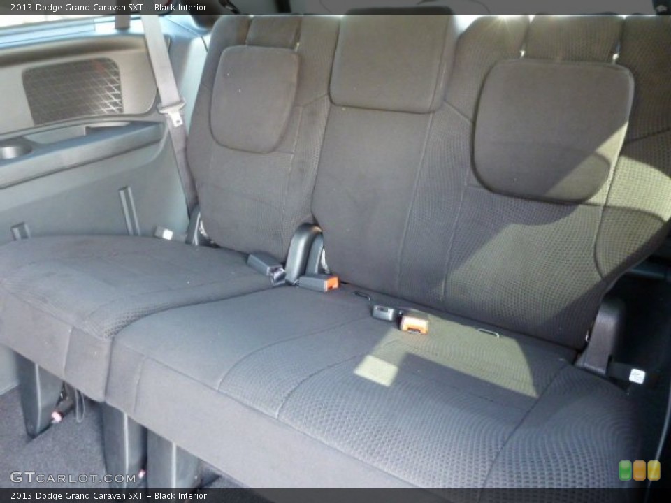 Black Interior Rear Seat for the 2013 Dodge Grand Caravan SXT #83013349