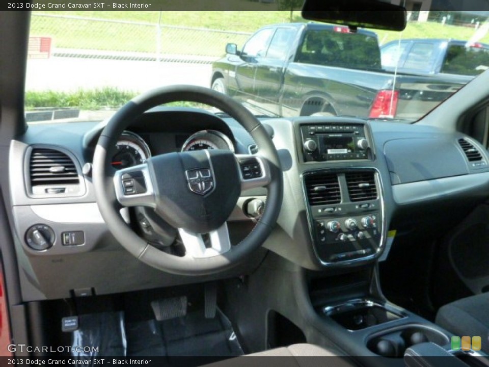Black Interior Dashboard for the 2013 Dodge Grand Caravan SXT #83013364